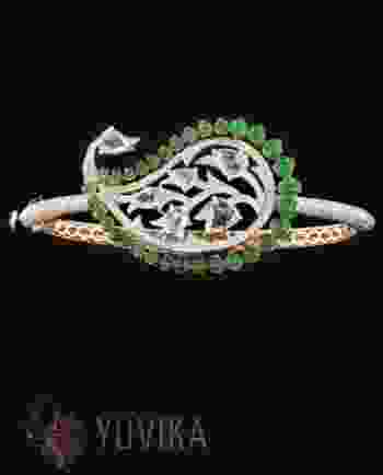 CHIC DIAMOND EMERALD BRACELET