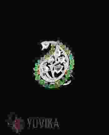 CHIC DIAMOND EMERALD RING