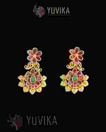 Gold 22k Earrings - Hangings