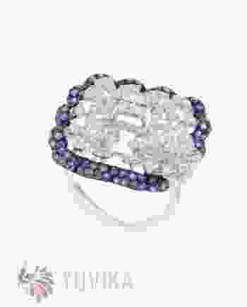 CHIC DIAMOND SAPPHIRE RING
