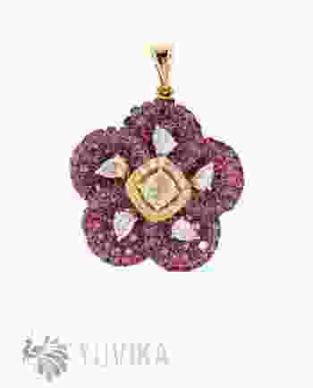 CHIC - RUBY DIAMOND PENDANT
