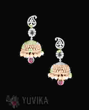 DIAMOND-EARRING-JHUMKAS