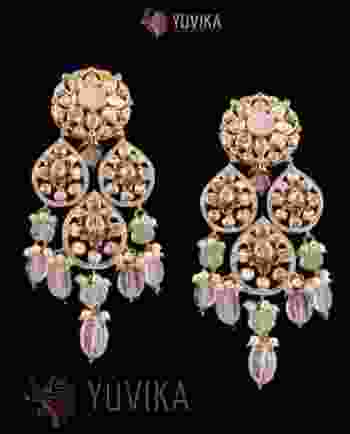 DIAMOND POLKI EARRINGS