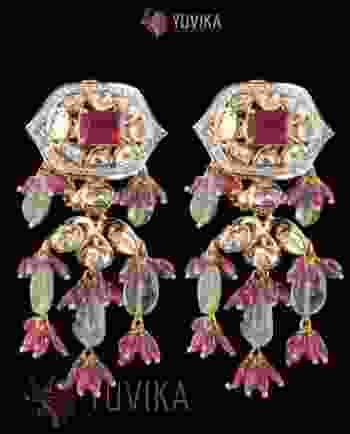 POLKI DIAMOND EARRINGS
