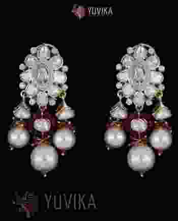 POLKI DIAMOND EARRINGS