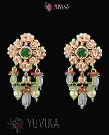 POLKI DIAMOND EARRINGS