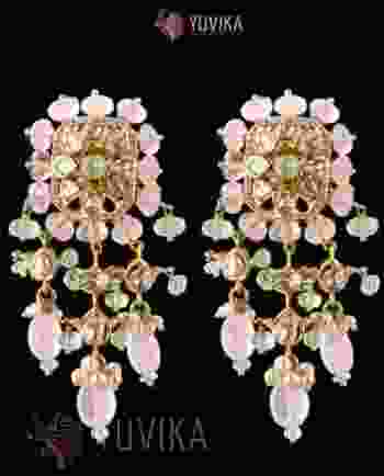 POLKI DIAMOND EARRINGS