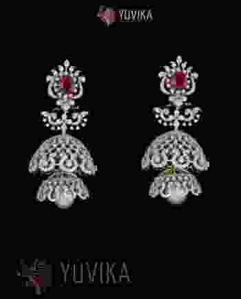 DIAMOND EARRINGS JHUMKA