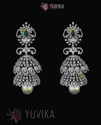 DIAMOND EARRINGS JHUMKA