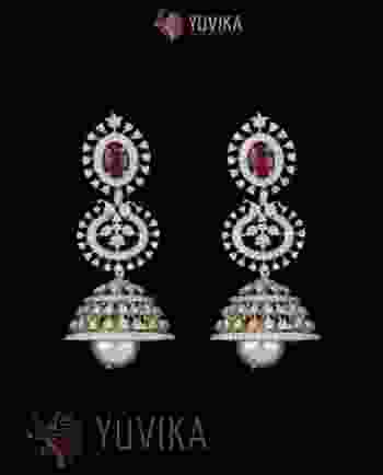 DIAMOND EARRINGS JHUMKA