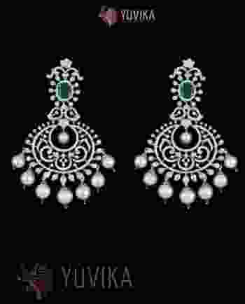 DIAMOND EARRINGS CHANDBALI
