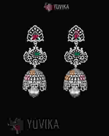 DIMOND EARRINGS JHUMKA