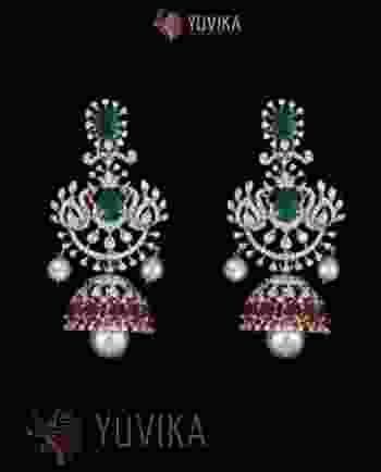 DIAMOND EARRINGS JHUMKA