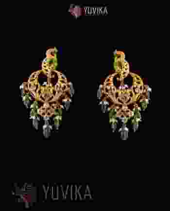 DIAMOND POLKI EARRINGS