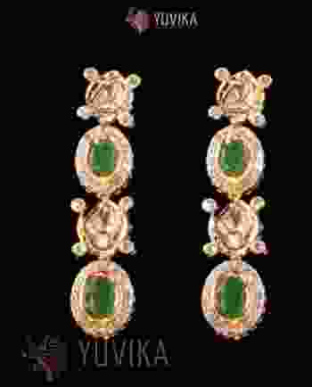 FLAT DIAMOND EARRINGS