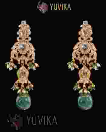 Nakshi Polki Earrings