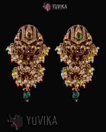 Nakshi Polki Earrings