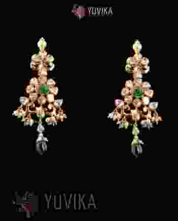 DIAMOND POLKI EARRINGS