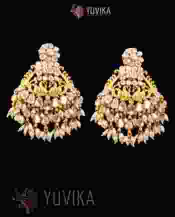 DIAMOND POLKI EARRINGS