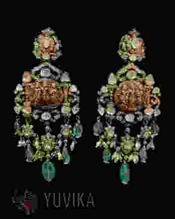 DIAMOND POLKI EARRINGS