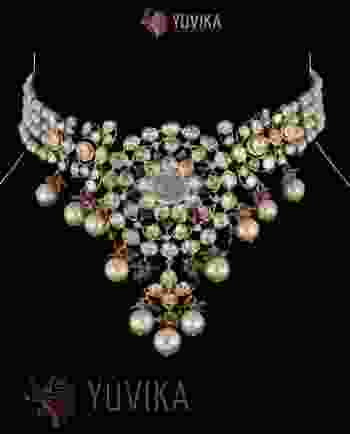 FLAT DIAMOND NECKLACE CHOKER