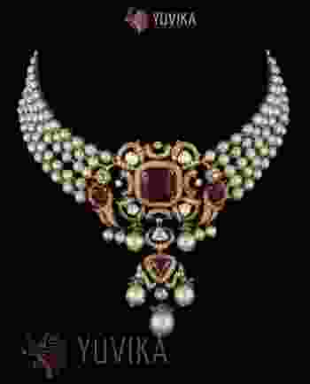 FLAT DIAMOND NECKLACE CHOKER