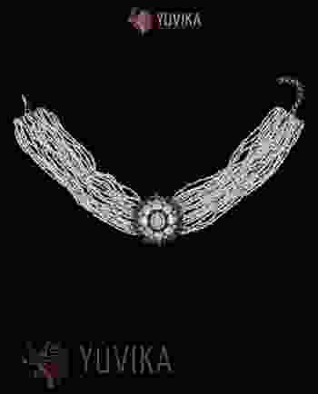 FLAT DIAMOND NECKLACE CHOKER