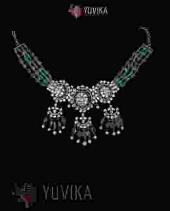 FLAT DIAMOND NECKLACE CHOKER