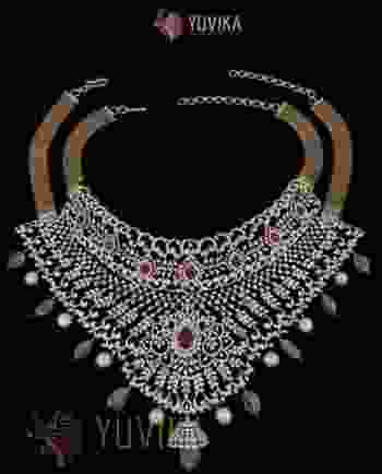 DIAMOND NECKLACE - DETACHABLE CHOKER - PRINCESS