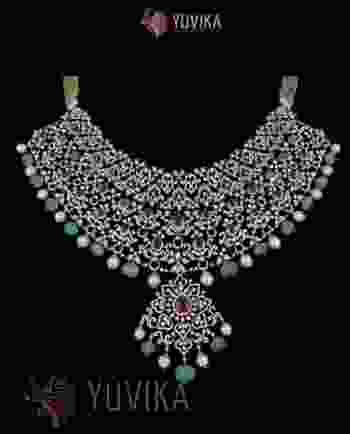 DIAMOND NECKLACE - DETACHABLE CHOKER - PRINCESS