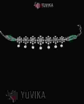 ROSECUT DIAMOND NECKLACE CHOKER