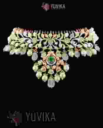 POLKI DIAMOND NECKLACE CHOKER