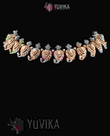 ROSECUT DIAMOND NECKLACE 