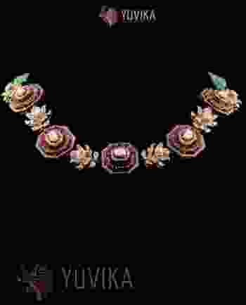 ROSECUT DIAMOND NECKLACE 