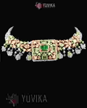 POLKI DIAMOND NECKLACE