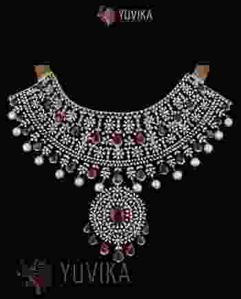 DIAMOND NECKLACE DETACHABLE PRINCESS