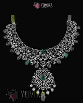 DIAMOND NECKLACE - DETACHABLE PRINCESS, PENDANT