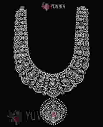 DIAMOND NECKLACE - DETACHABLE PENDANT HAARAM