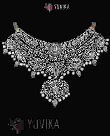 DIAMOND NECKLACE DETACHABLE CHOKER, PRINCESS, PENDANT