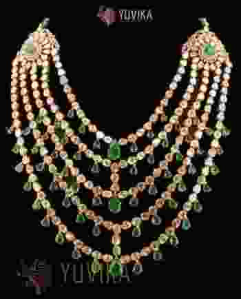 DIAMOND POLKI NECKLACE