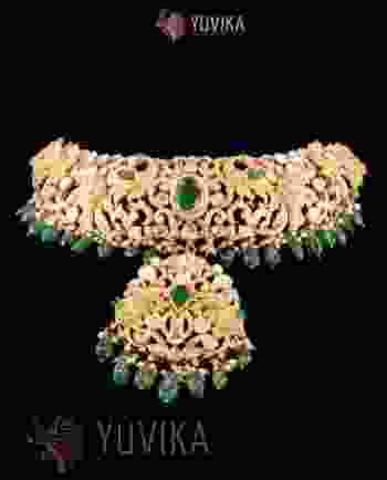 DIAMOND POLKI NECKLACE