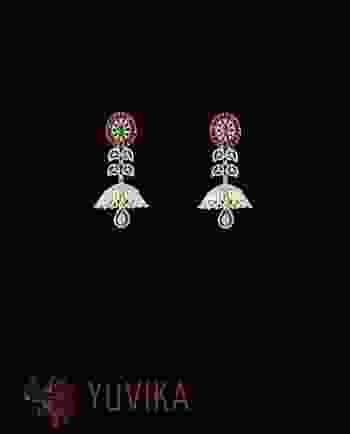 DIAMOND-EARRINGS-JHUMKAS