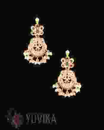 GOLD EARRINGS - CZ - HANGINGS