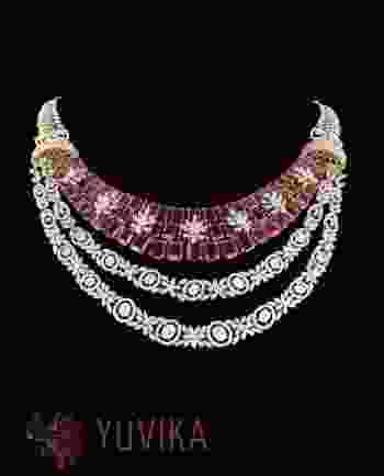 DIAMOND RUBY NACKLACE