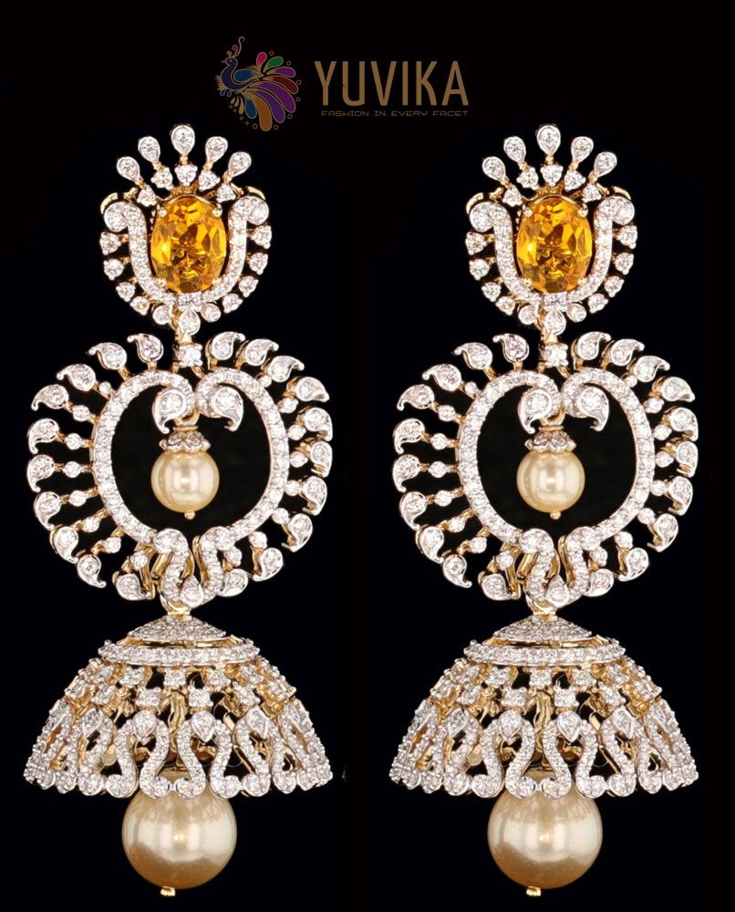 Traditional Enchanting Gold Earrings