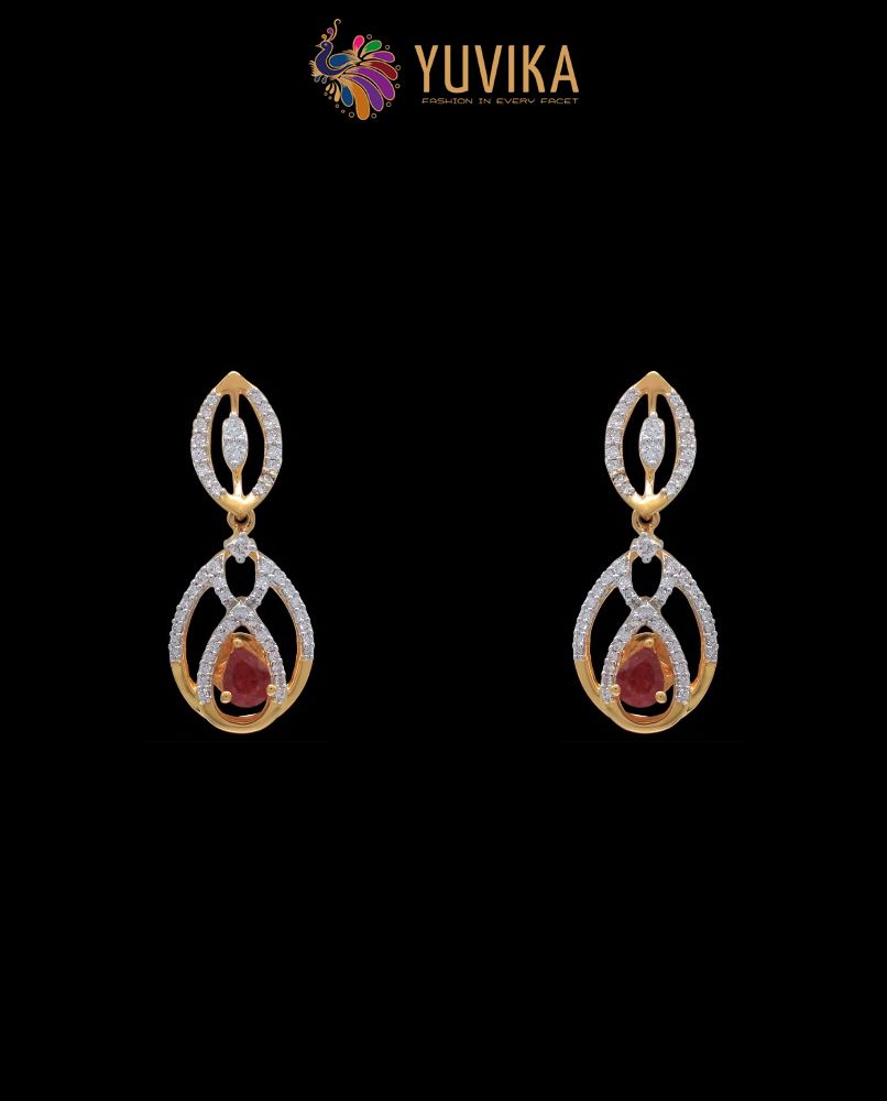 The Crown Jewels: A Prestigious Gold and Diamond Earrings – Sparkle Jewels