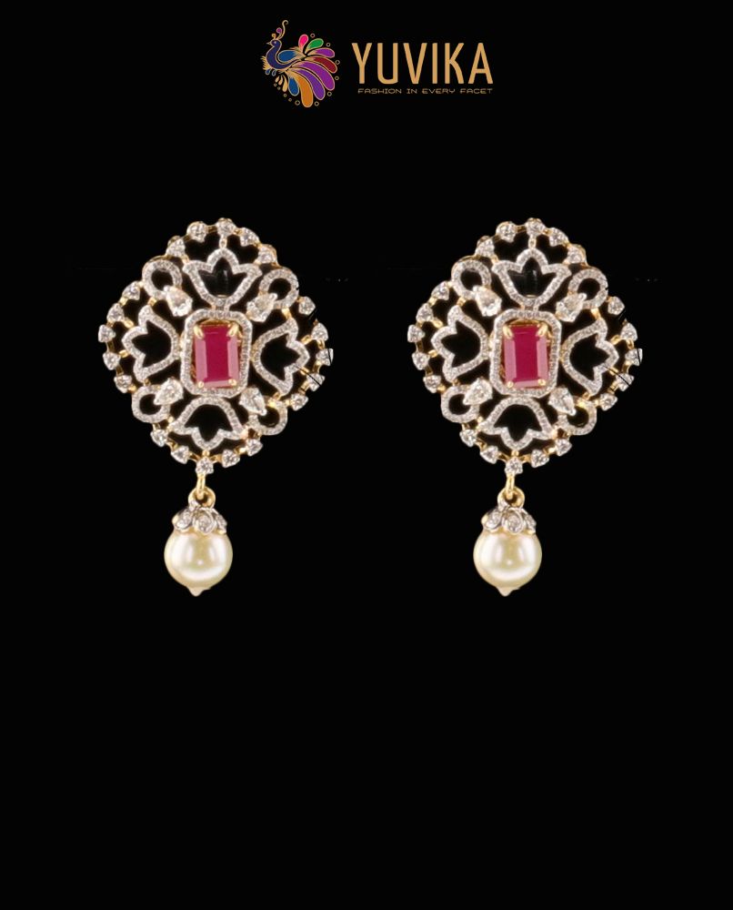 BUCCELLATI Opera Tulle 18-karat gold, enamel and diamond earrings |  NET-A-PORTER