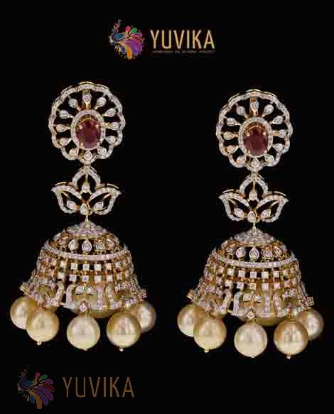 DIAMOND EARRINGS - JHUMKAS