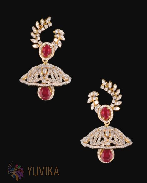 DIAMOND EARRINGS - JHUMKAS