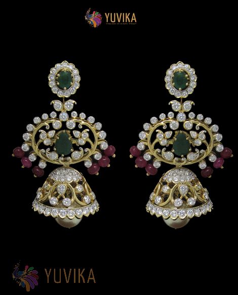 DIAMOND EARRINGS - JHUMKAS